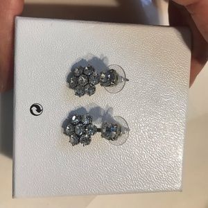 Crystal Flower earrings